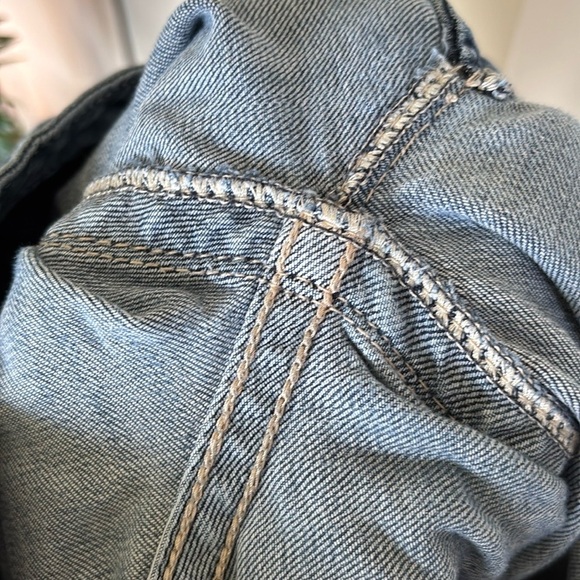 Miss Me Vintage Rhinestone Studded Y2K Mid Rise Bootcut Denim Washed Blue Jeans - Picture 14 of 16